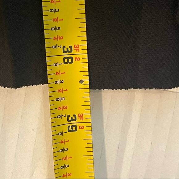 Max And Cleo Black Ruffled Pleated BalletCore Party Event Dress NWOT Size 6 - Picture 12 of 12